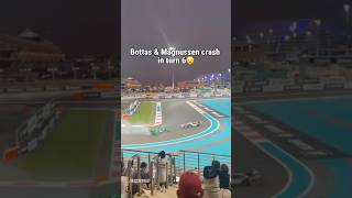 Bottas amp Magnussen CRASH F1  Abu Dhabi [upl. by Wales]