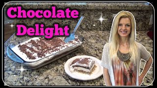 Chocolate Delight  4 Layer Dessert Recipe [upl. by Nabru]