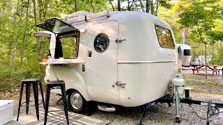 SUPER CUTE Light Weight Travel Trailer  Happier Camper HC1 Tour [upl. by Noinatrad]