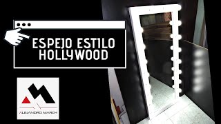 COMO HACER UN ESPEJO ESTILO HOLLYWOOD [upl. by Eisseb]