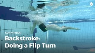 How to Do a Flip Turn  Backstroke [upl. by Maillliw]