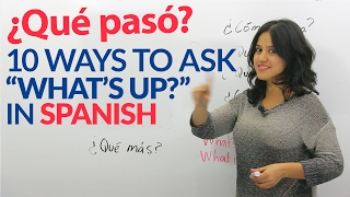 10 informal ways to ask quotHow are youquot in Spanish [upl. by Ydroj234]