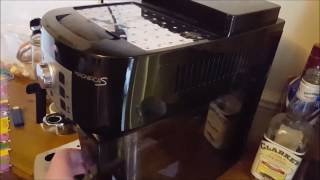 Delonghi Magnifica Coffee Maker  how to use and quick overview [upl. by Eednus]