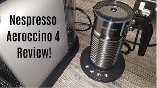 Nespresso Aeroccino 4 Milk Frother Review  Worth upgrading from the Aeroccino 3 [upl. by Reivazx922]