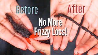 How to get rid of frizzy starter locs  Dr Locs [upl. by Lua]