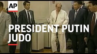 JAPAN TOKYO RUSSIAN PRESIDENT PUTIN JUDO V [upl. by Adnohrahs]