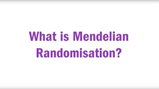 What is Mendelian Randomisation  WCRF [upl. by Swec]