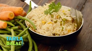 वेजिटेबल पुलाव Vegetable Pulao by Tarla Dalal [upl. by Christal]