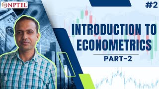 2 Introduction to Econometrics amp Econometric Analysis  Part 2 [upl. by Fritze]