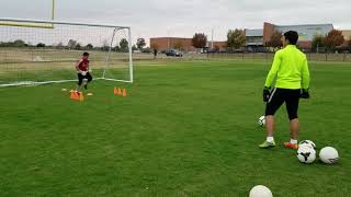 U12 Goalkeeper Training  Sebastian Lutin  Nov112017 [upl. by Efrem375]