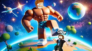 ROBLOX CHOP AND FROSTY COMPETE IN KICKBOXING SIMULATOR [upl. by Brouwer986]