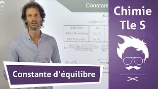 Chimie Terminale S  Constante déquilibre [upl. by Anwahsat]