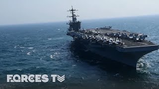 When An Aircraft Carrier Goes To War  Forces TV [upl. by Wang]