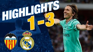 GOALS AND HIGHLIGHTS  Valencia 13 Real Madrid  Spanish Super Cup [upl. by Koah]