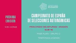 🚨En Directo🚨 Principado de Asturias Aragonesa Sub16 GC – Fase Plata 1130 11 I 🔴RFEF [upl. by Rebmaed]