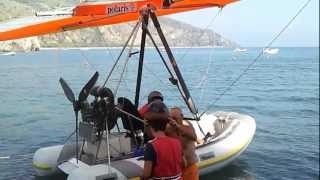 deltaplano gommone volante con raf a palinuro [upl. by Rosalba]