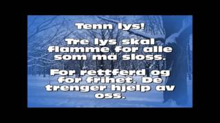 Tenn lys med  Instrumental  med tekst [upl. by Arocet]