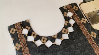 Beautiful and Stylish Neck Design for Eid  Cutting and Stitching [upl. by Hsatan]