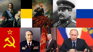 Russian anthems history  All the russian officials and unofficials anthems [upl. by Ilzel]