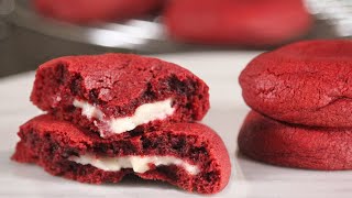 Red Velvet Cookies  How Tasty Channel [upl. by Conlan269]