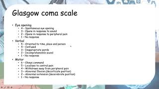 Glasgow coma scale [upl. by Issac]