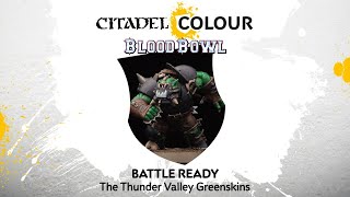 How to Paint Blood Bowl Battle Ready Thunder Valley Greenskins [upl. by Sibel73]