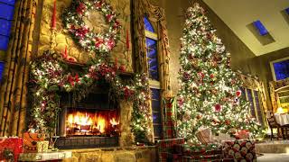 Beautiful Relaxing Christmas Music 🎄 Crackling Fireplace Sounds🔥Christmas Ambience [upl. by Lynda]