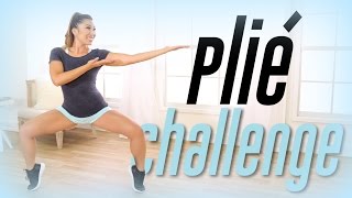 Plie Squat Challenge  Best Thigh Workout [upl. by Isadora]