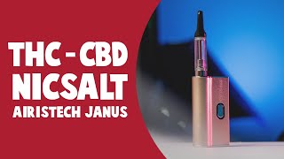 Review Vaporizador 2 in 1 para Nic Salt e extratos de CBD  THC [upl. by Roddie565]