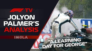 Russell And Bottas Crash Drama  Jolyon Palmers F1 TV Analysis  2021 Emilia Romagna Grand Prix [upl. by Goody]