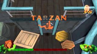 Disneys Tarzan PS1 100 Walkthrough  Part 12  Level 11 Rockin the Boat Hard [upl. by Malena]