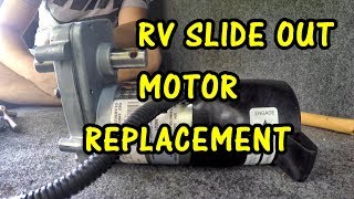 HOW TO REPLACE RV SLIDE OUT MOTOR  POWER GEAR  LIPPERT [upl. by Aciras]