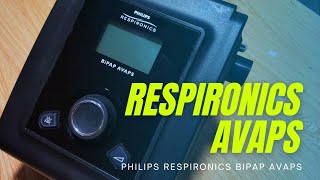 Respironics AVAPS Bipap  Quick Setup  Philips  How to change modes Settings  Home BiPAP Overview [upl. by Baecher265]