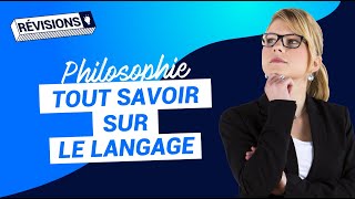 Le langage fiche de révisions  Bac de philosophie  Terminale [upl. by Neau83]