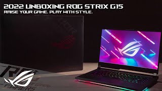 Unboxing the ROG Strix G15 2022  ROG [upl. by Brand]