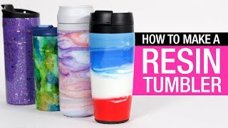 How To Make A Resin Tumbler  Handy Tips amp Tricks [upl. by Benilda491]