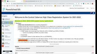 How to use Powerschool for class registration [upl. by Elah]