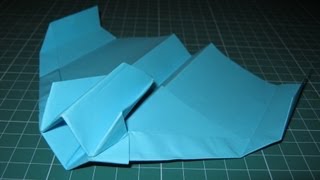 Origami tutorial Starfighter paper airplane John Collins [upl. by Alayne350]