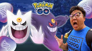 MEGA GENGAR AND SHINY EVOLUTION IN POKEMON GO [upl. by Airogerg]