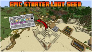 MINECRAFT EPIC STARTER LOOT SEED  Minecraft seed 1165 [upl. by Jaimie429]