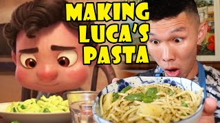 Making LUCA’S Official Pasta Recipe from Pixar Movie  Life After College Ep 710 [upl. by Elson685]