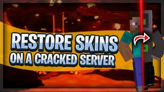 How to restore your minecraft skins on a cracked minecraft server  Skin Restorer Plugin Tutorial [upl. by Nur800]