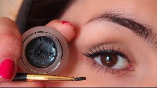 How To Apply Gel Eyeliner Brushes Tips and More [upl. by Brynne]