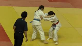 2019 03 17 video judo demie finale IDF minimes feminines [upl. by Ynnatirb]