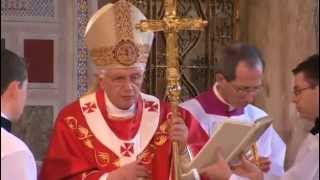 Pope Benedict XVI Mass in Westminster Cathedral  Full Video [upl. by Secnirp817]