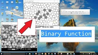 ImageJ Analysis Part 2  area measurement using BINARY function and wand tool [upl. by Janel]