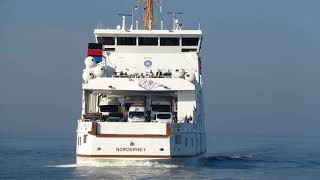 Reederei NordenFrisia Fähre Norderney Juist Wattenmeer ferry veerboot färja 11102018 [upl. by Adriell]