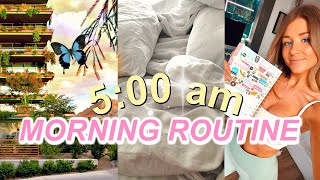 5 AM Morning Routine for 2020  Karissa Nichole [upl. by Ahseiyt]