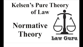 Kelsons Pure Theory of Law Normative Theory  Jurisprudence  Law Guru [upl. by Elgna580]