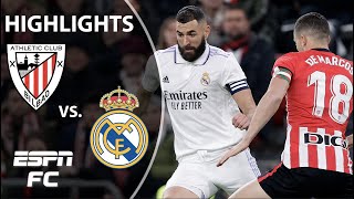 Athletic Club vs Real Madrid  LaLiga Highlights  ESPN FC [upl. by Dickie751]